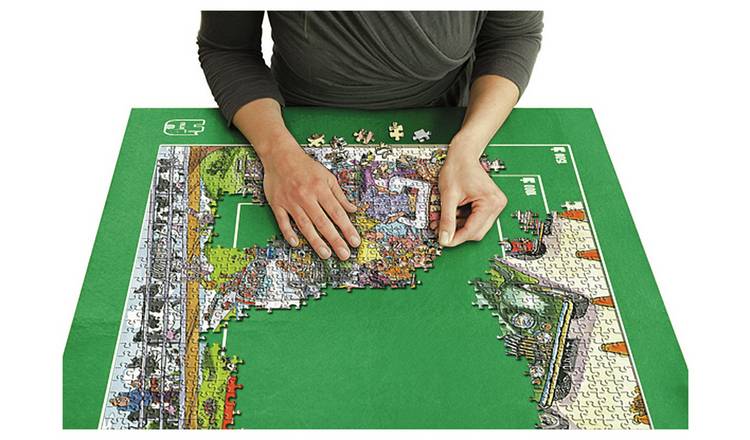 The works sale jigsaw mat