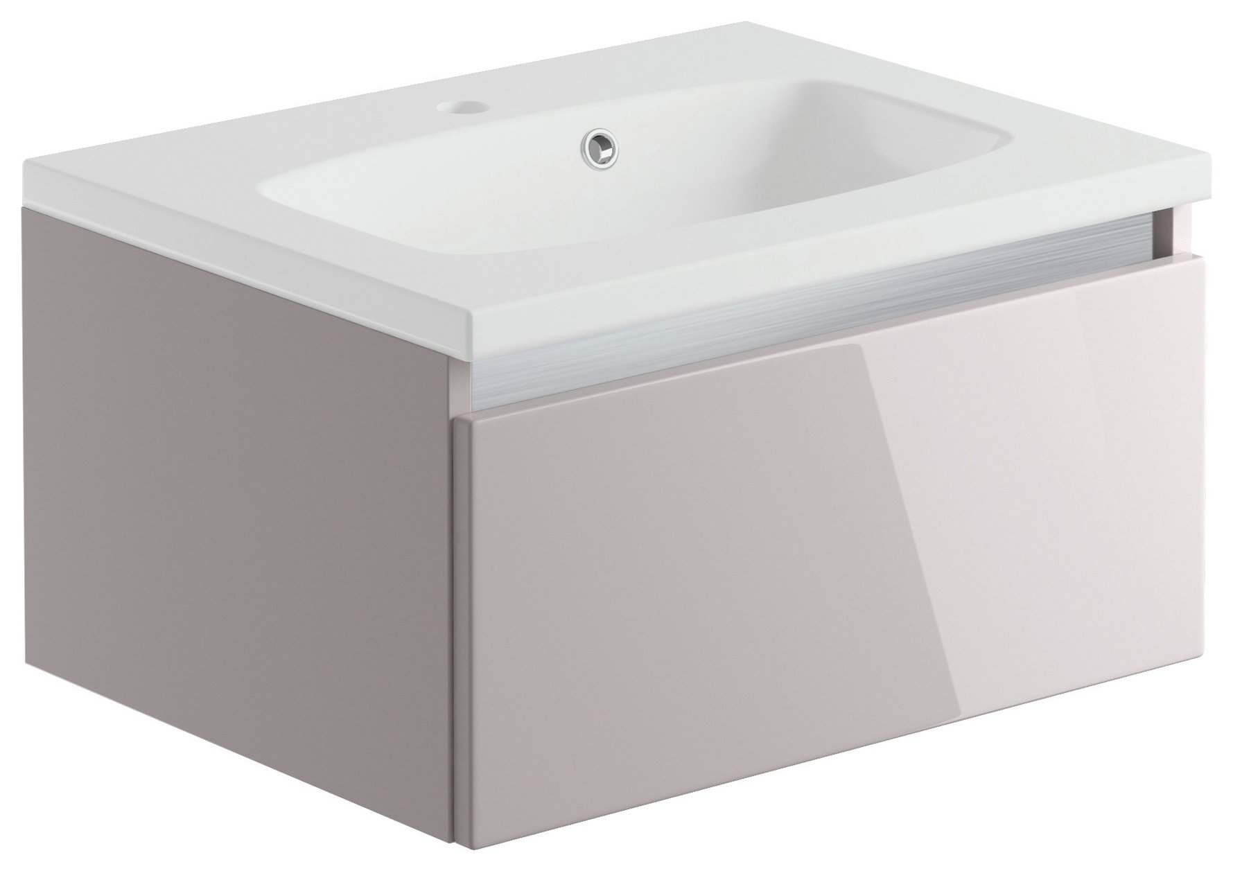 Lavari 1 Drawer Undersink Unit - Cashmere