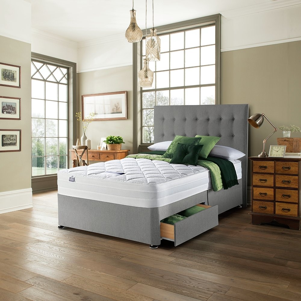 Silentnight Knightly 2000 Luxury Kingsize 2 Drawer Divan Bed Review