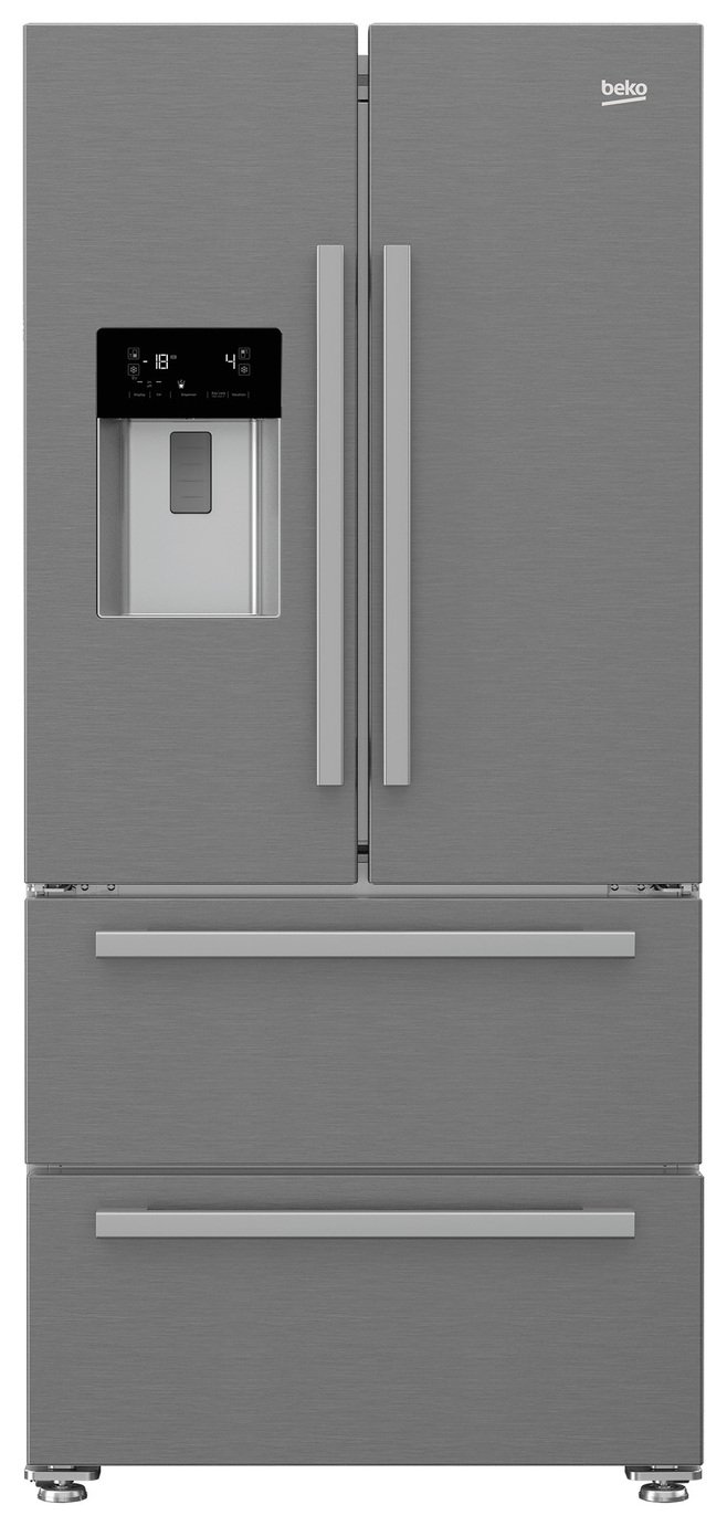 Beko GNE60520DX American Fridge Freezer - Stainless Steel