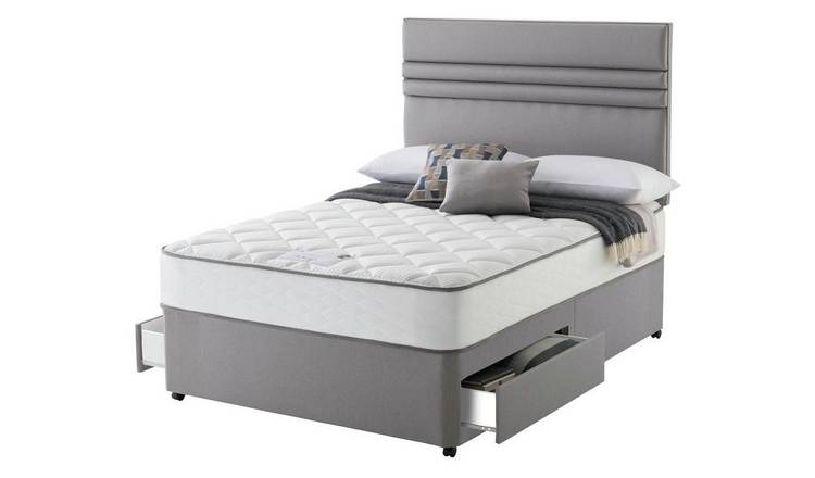 Sealy 1400 Pocket Microquilt 2 Drawer Double Divan