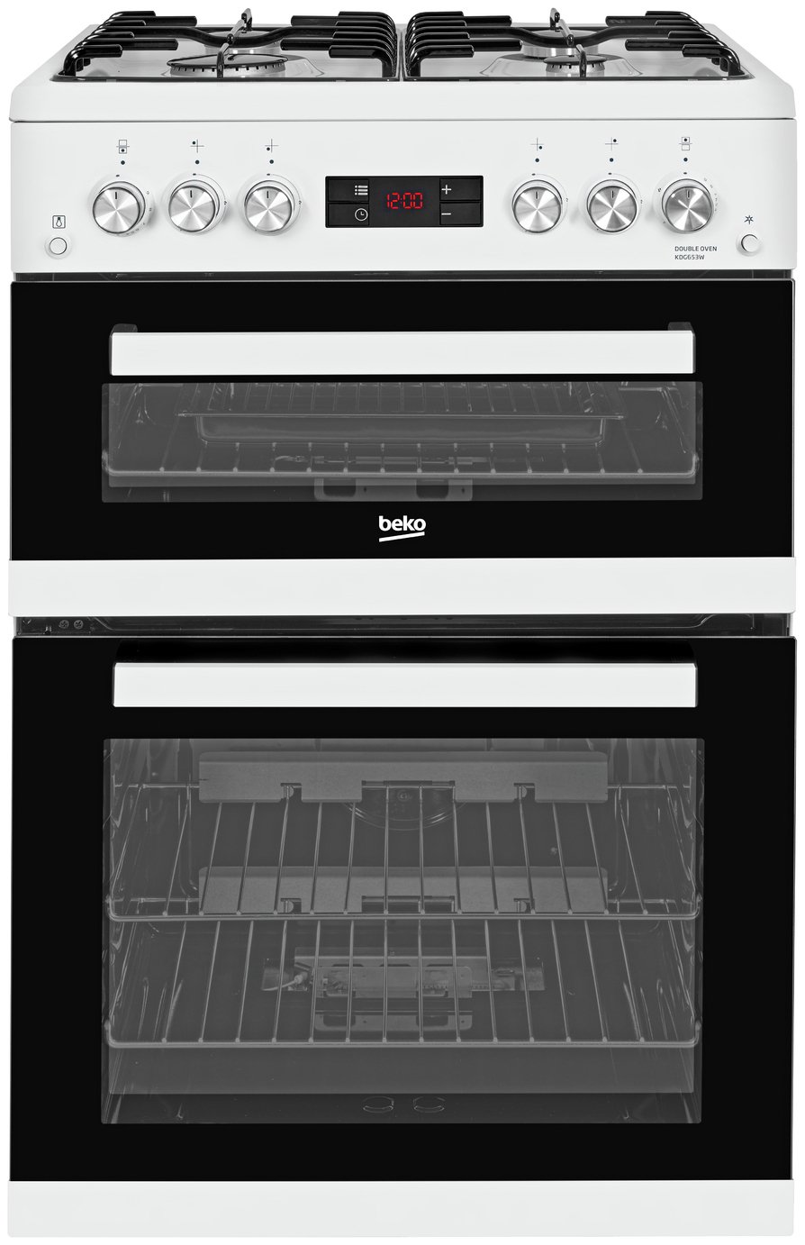 White double deals oven gas range