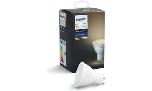 Philips Hue White Ambiance GU10 Lamp Adjustable Lighting for Ambiance in Ecuador at USD 41 Rating 5