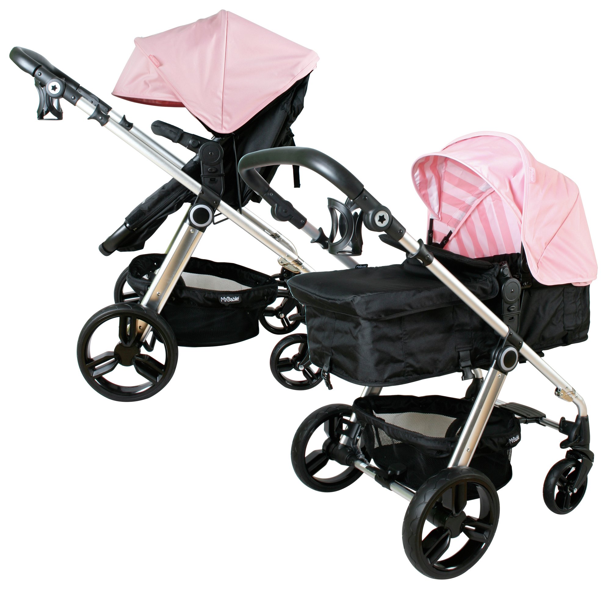 My Babiie MB150 Baby Pink Pushchair.