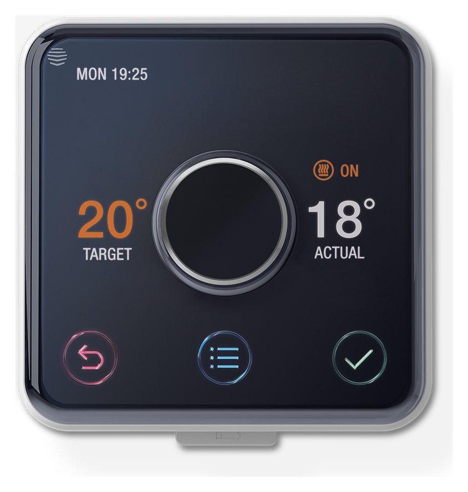 Hive Premium Active Heating and Hot Water Thermostat with Hub 360 Black