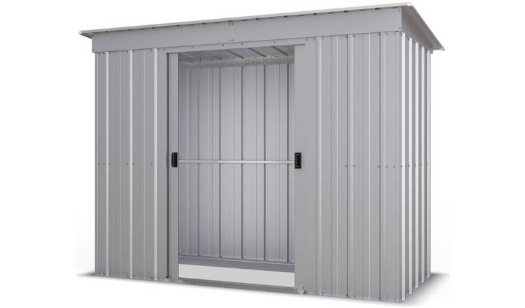 Buy Yardmaster Pent Metal Garden Shed - 8 x 4ft Sheds 