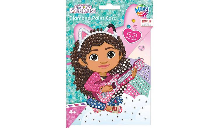 Totum Gabby Dollhouse Diamond Painting Craft Set - Age 3+