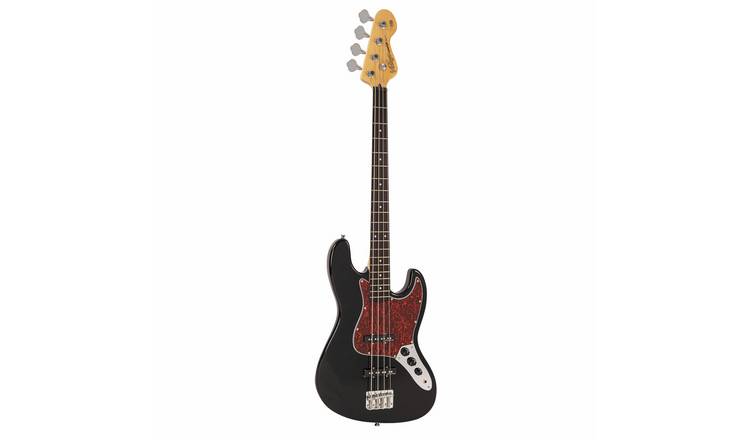 Vintage V49 Coaster Series Bass Guitar - Black