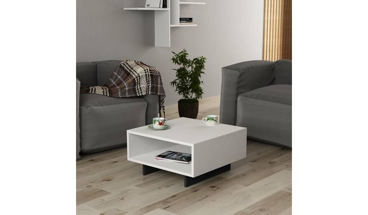 Decortie Hola Particleboard Coffee Table - White