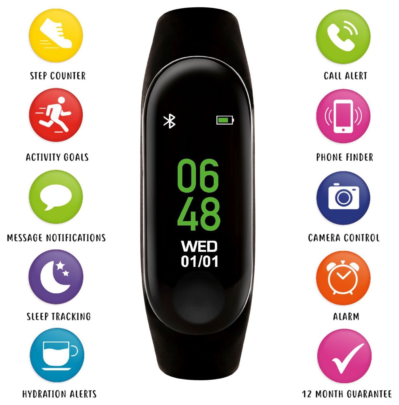 tikkers pink unicorn smart activity tracker watch