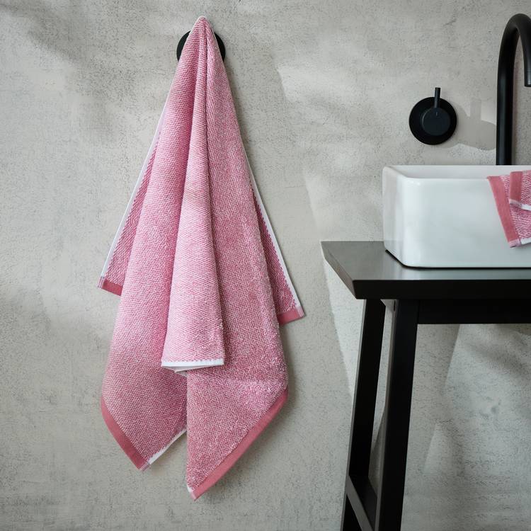 Habitat Marl 2 Pack Face Cloth - Rose 0