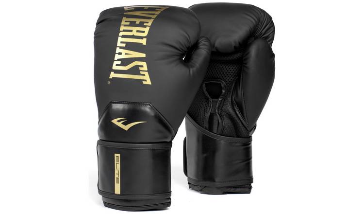 Everlast Pro Style Elite 10Oz Boxing Gloves - Black and Gold