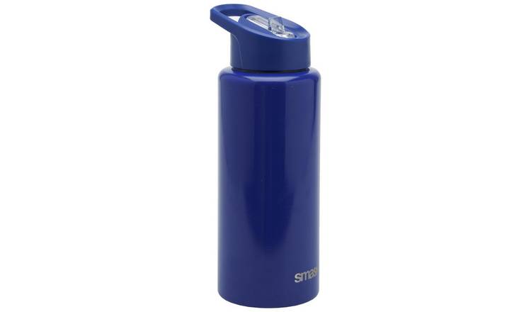 Smash Navy Stainless Steel Sipper Water Bottle - 1 litre