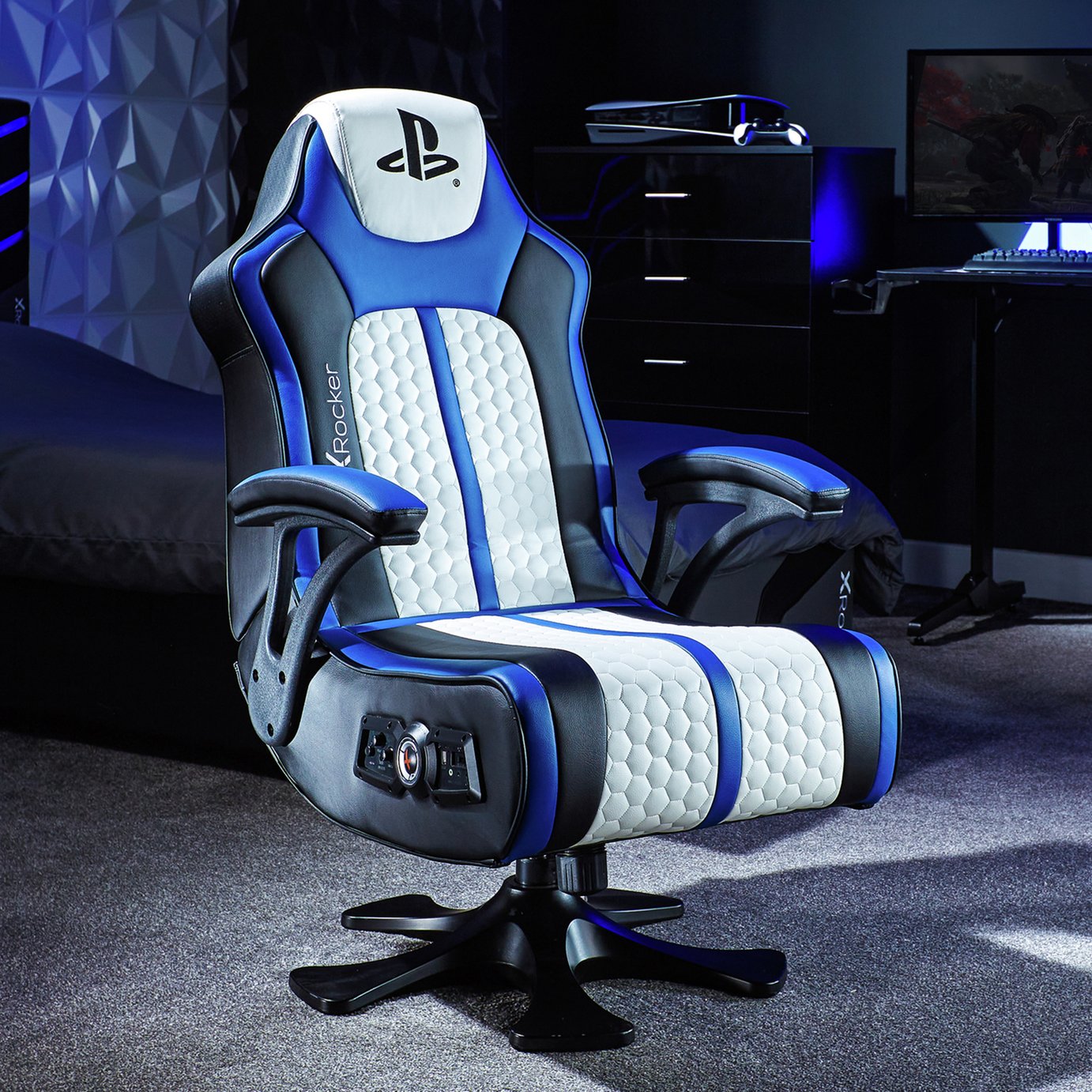 X Rocker PlayStation Legend 2.1 Bluetooth Audio Gaming Chair