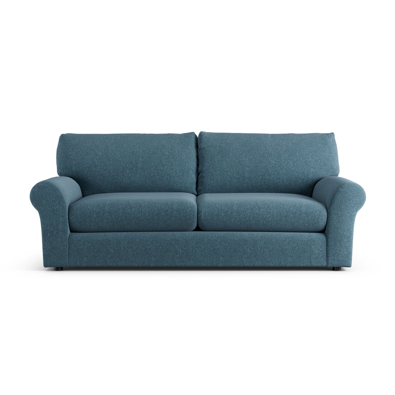 Habitat Molton Fabric 4 Seater Sofa - Blue