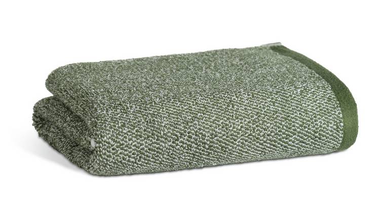 Habitat Marl Hand Towel - Forest