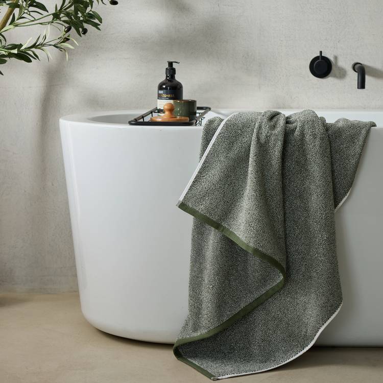 Habitat Marl Bath Sheet - Forest  0