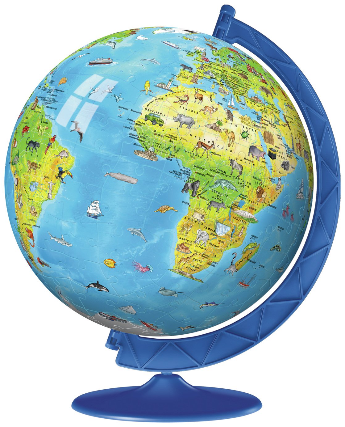 Children's World Map 180 Piece 3D Globe Review