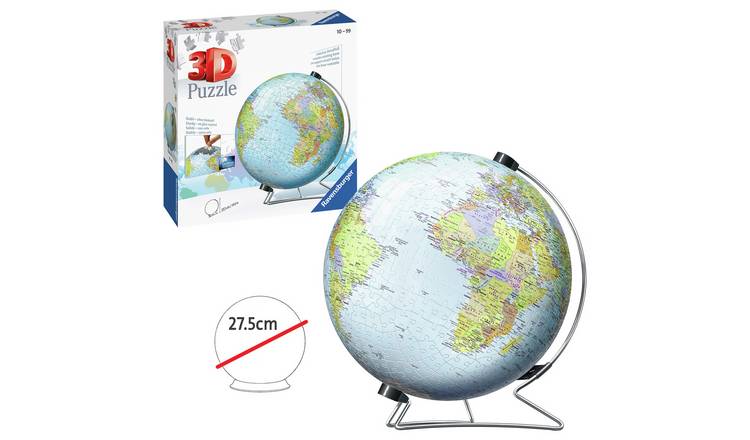 The World on a V-Stand 540 Piece 3D Puzzle