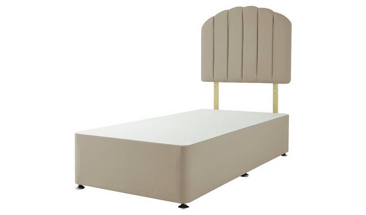 Silentnight Single Divan Bed Base - Sandstone