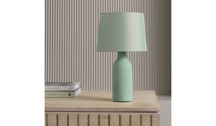 Argos Home Rica Ceramic Table Lamp - Sage