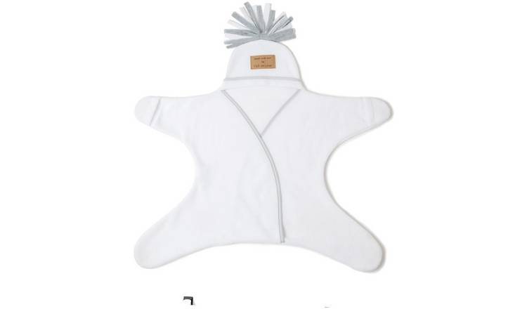 Buy Clair De Lune Fleece Wrap Blanket White Baby blankets and