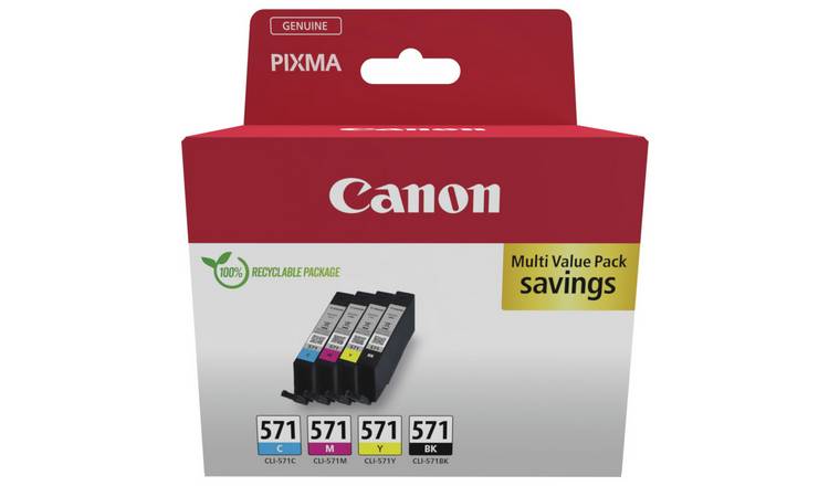 Canon CLI-571 Ink Cartridges - Black & Colour