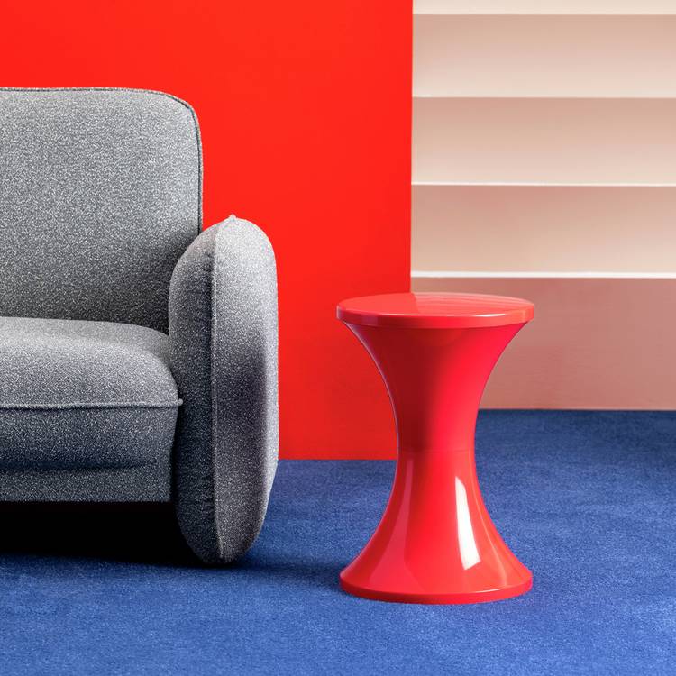 Habitat 60 Tam Tam Plastic Stool - Red 0