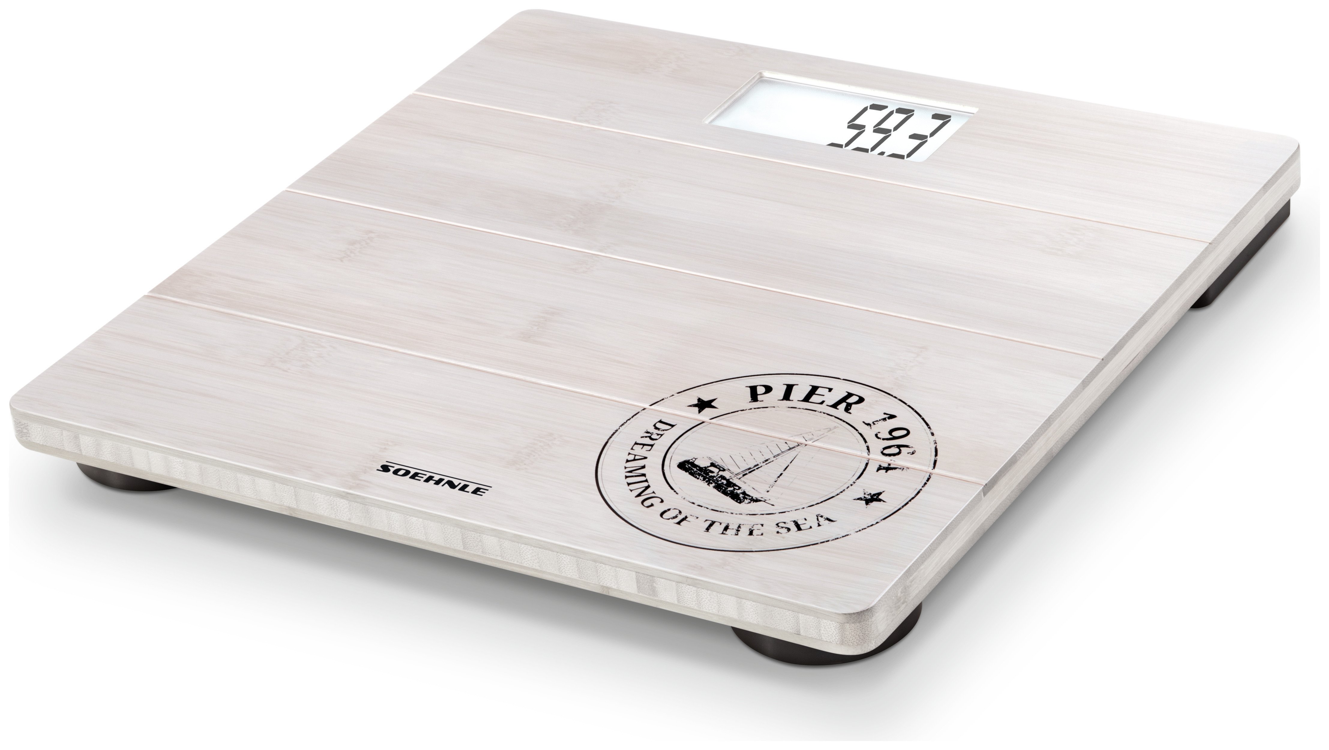 Leifheit Digital Bathroom Scales White Bamboo (6690854) Argos Price