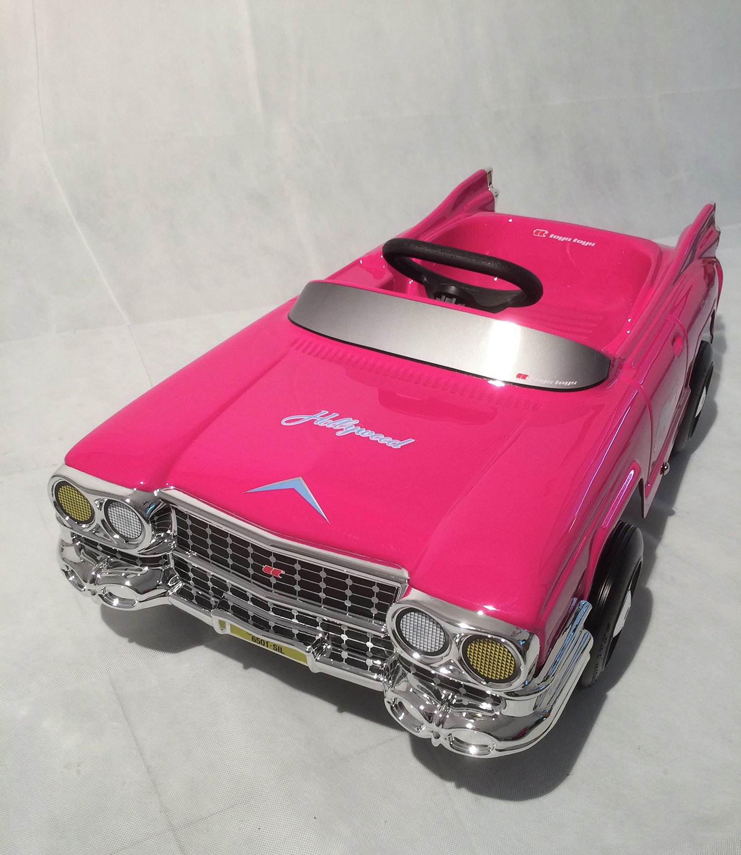 Pink cadillac store pedal car