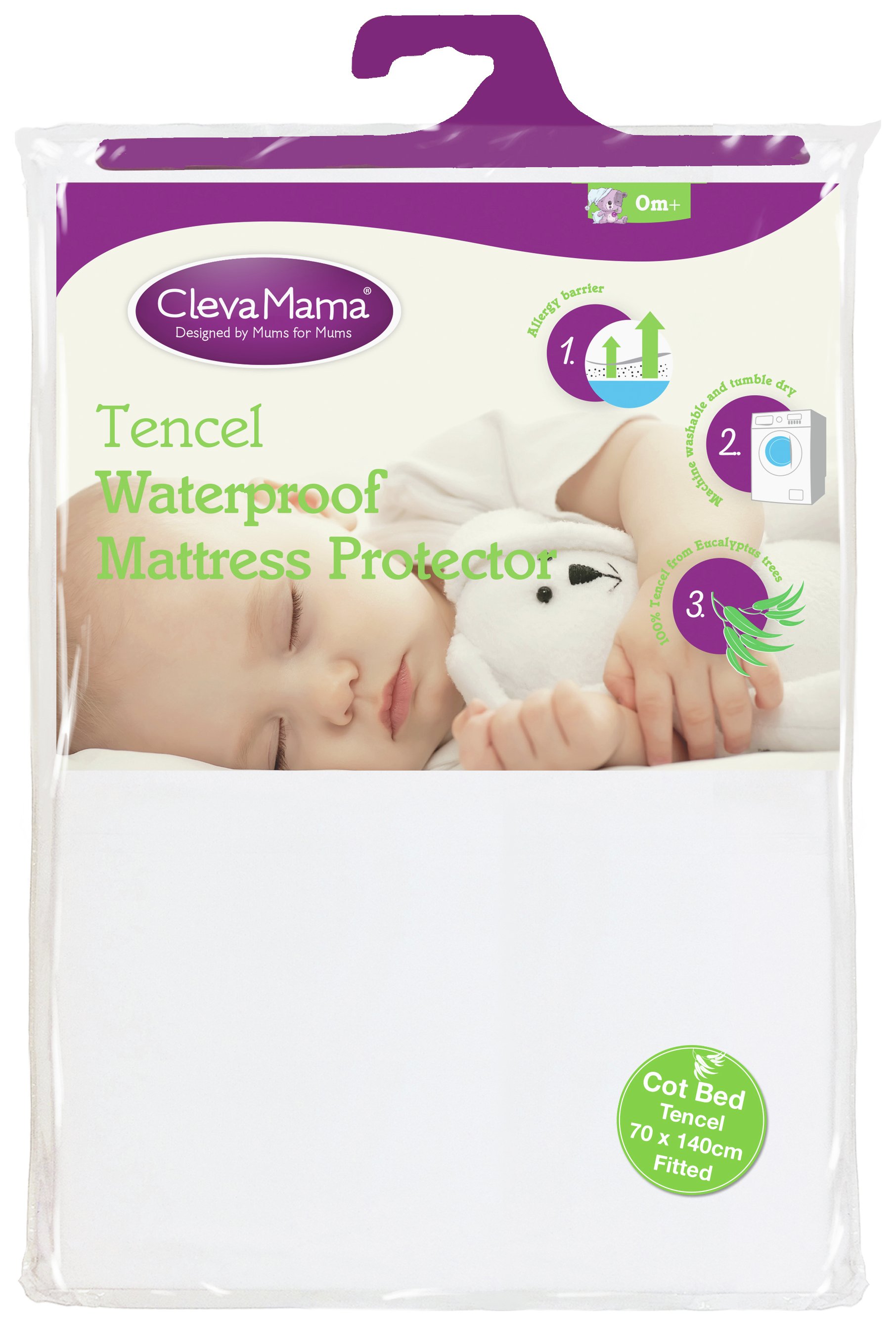 Clevamama 60cmx120cm Tencel Mattress Protector Review