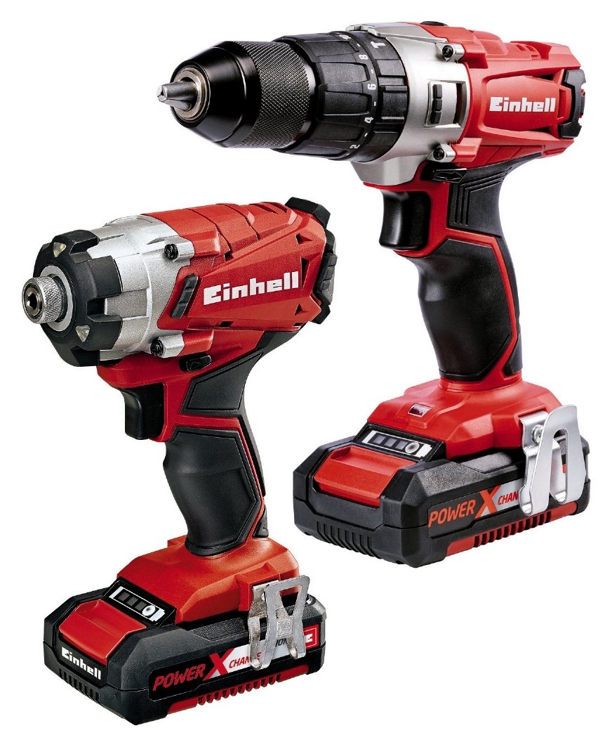 Einhell Power X-Change 18V Li-ion Combi Impact Driver 2 ...