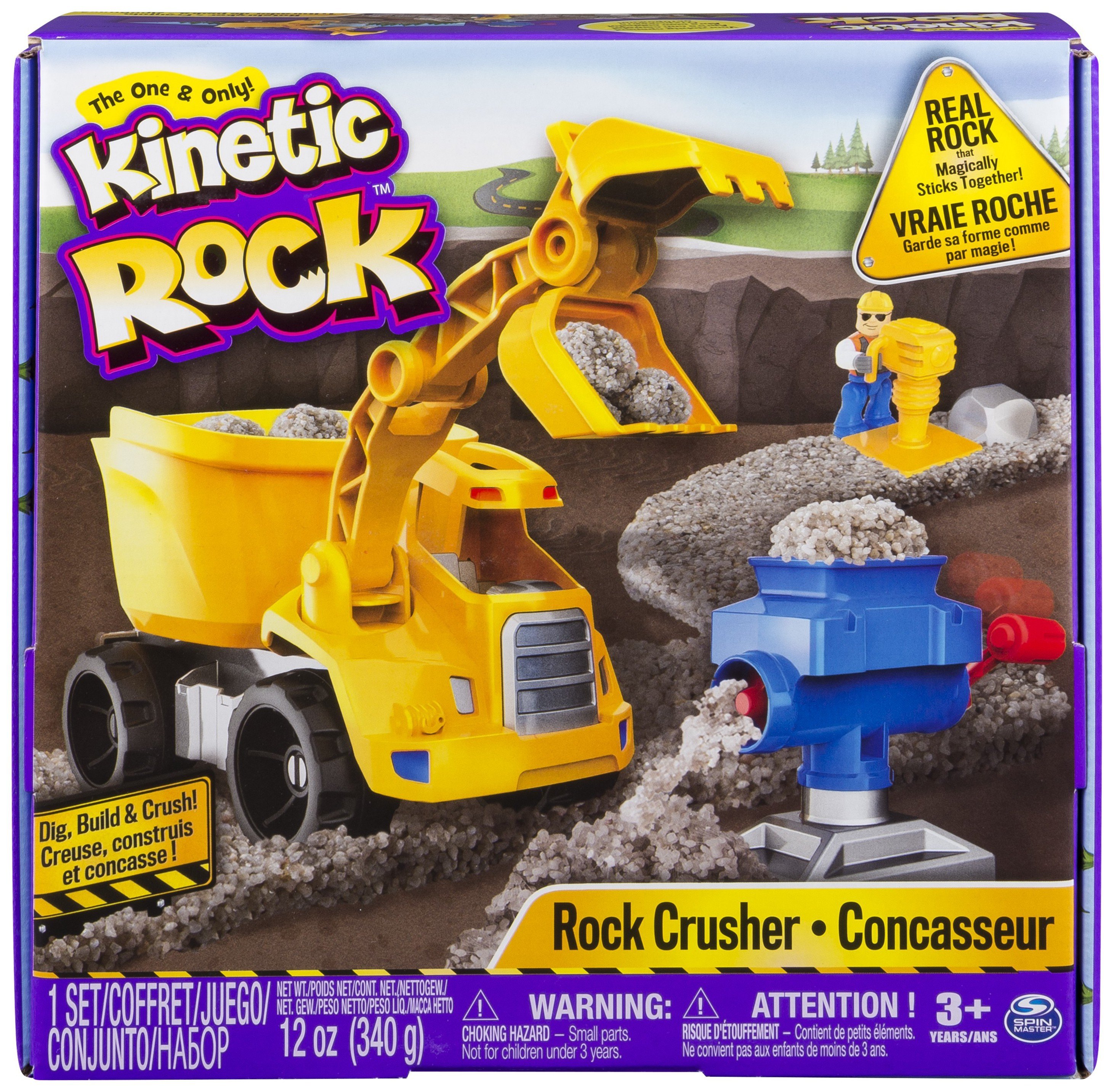 Kinetic Sand Rock Crushing Set