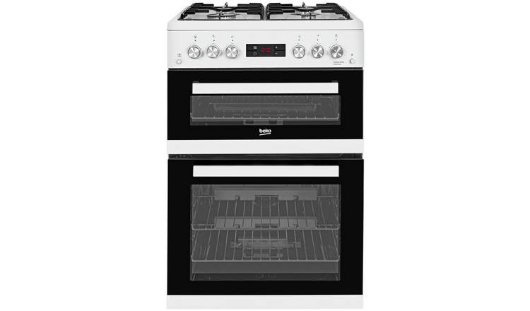 Buy Beko KDG653W 60cm Double Oven Gas Cooker - White | Freestanding ...