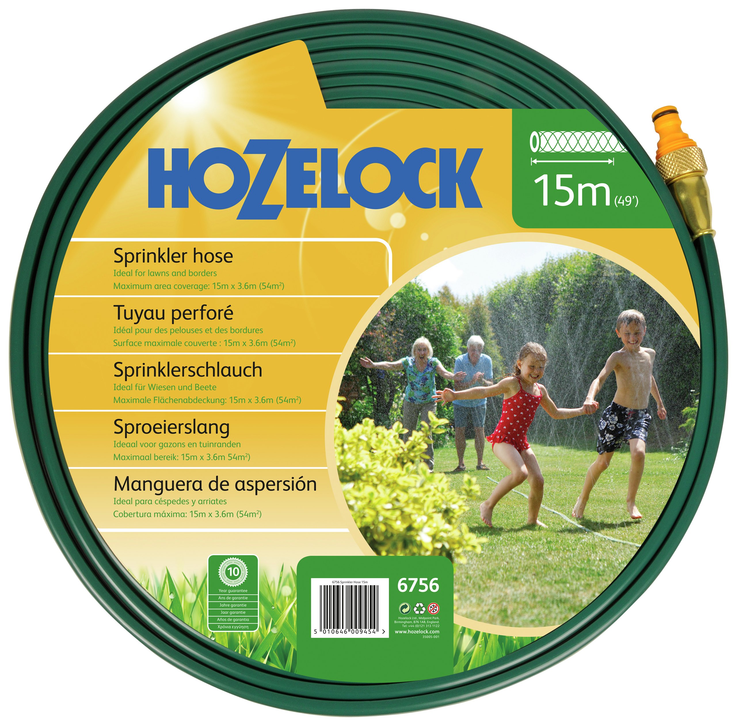 Hozelock 15m Sprinkler Hose