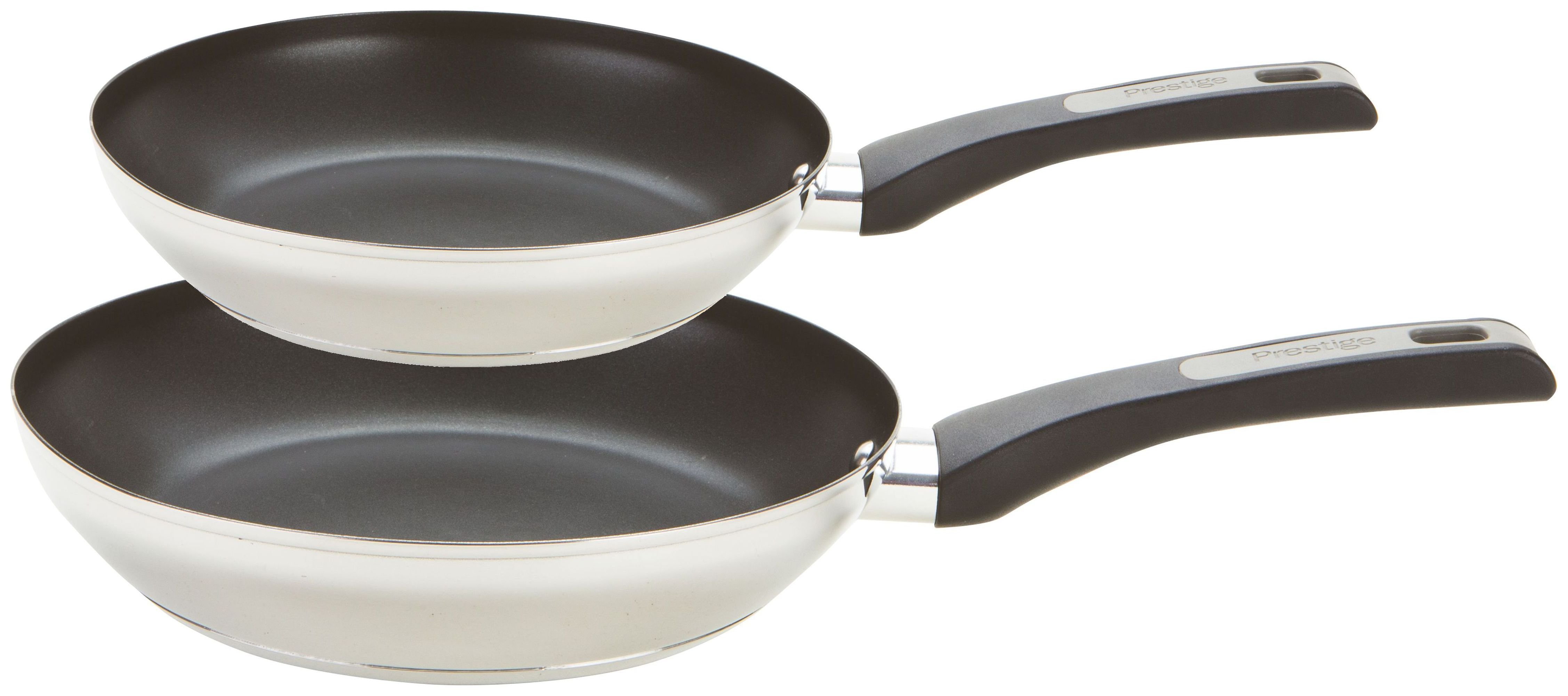 Prestige DuraSteel Set of 2 Non Stick Frying Pans - 24/30cm