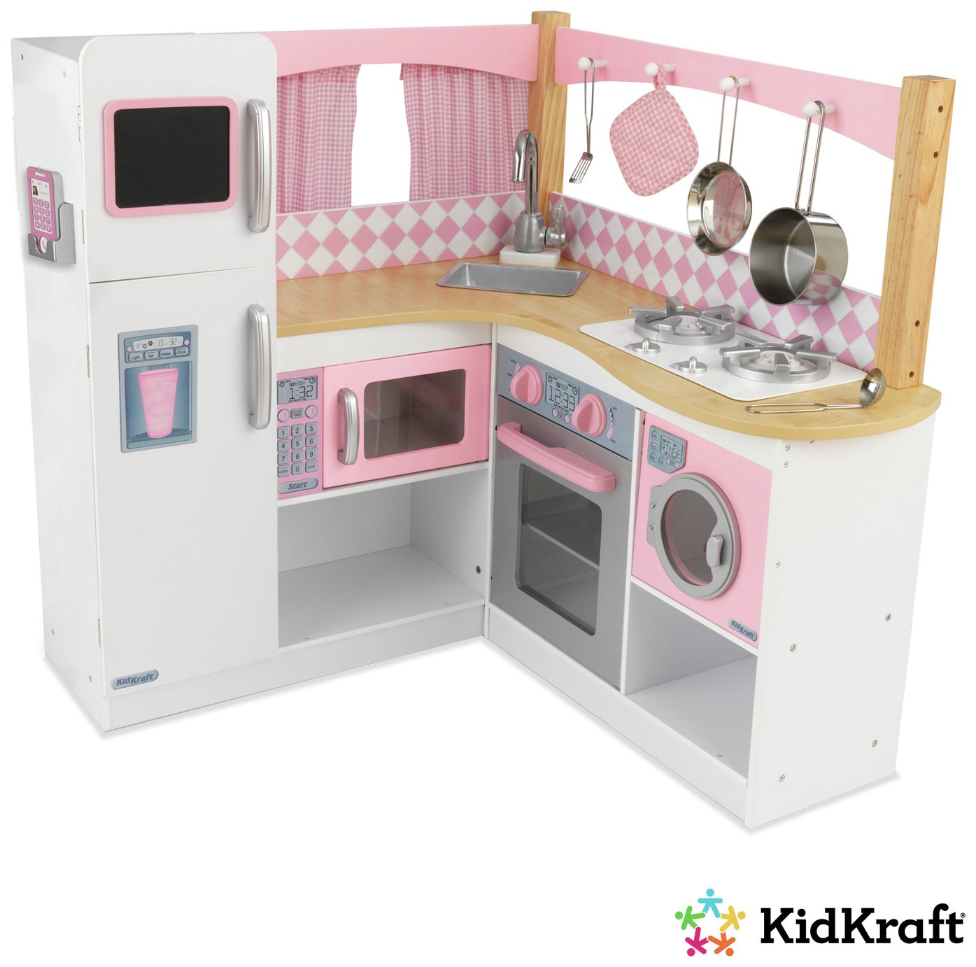 KidKraft Grand Gourmet Corner Wooden Play Kitchen Reviews   6725358 R Z001A