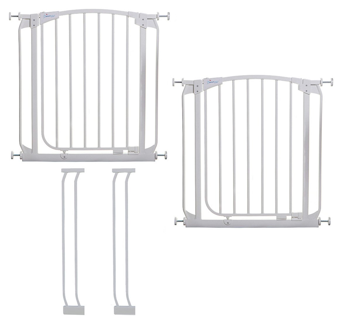 Dreambaby® Chelsea Auto-Close White Gates & Extensions