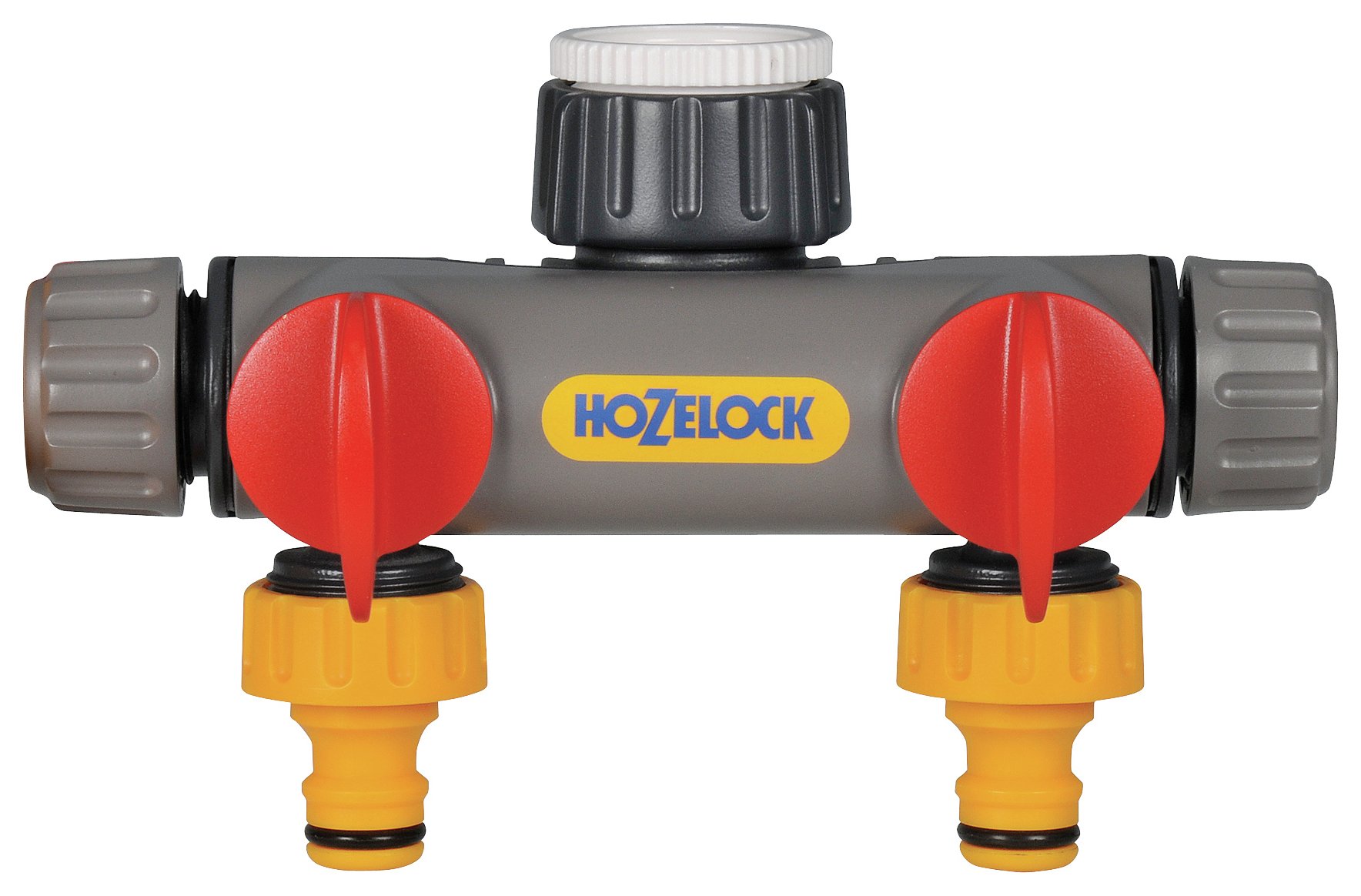 Hozelock Two Way Tap Connector.