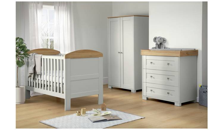 Buy Mamas Papas Harrow 3 Piece Furniture Set Grey Nursery