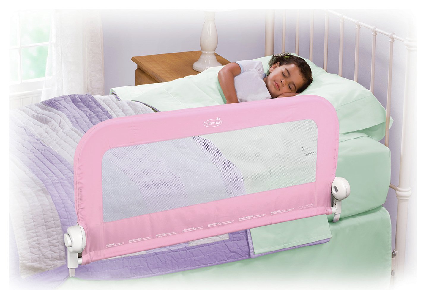 Summer Infant Grow with Me Pink Single Bed Rail