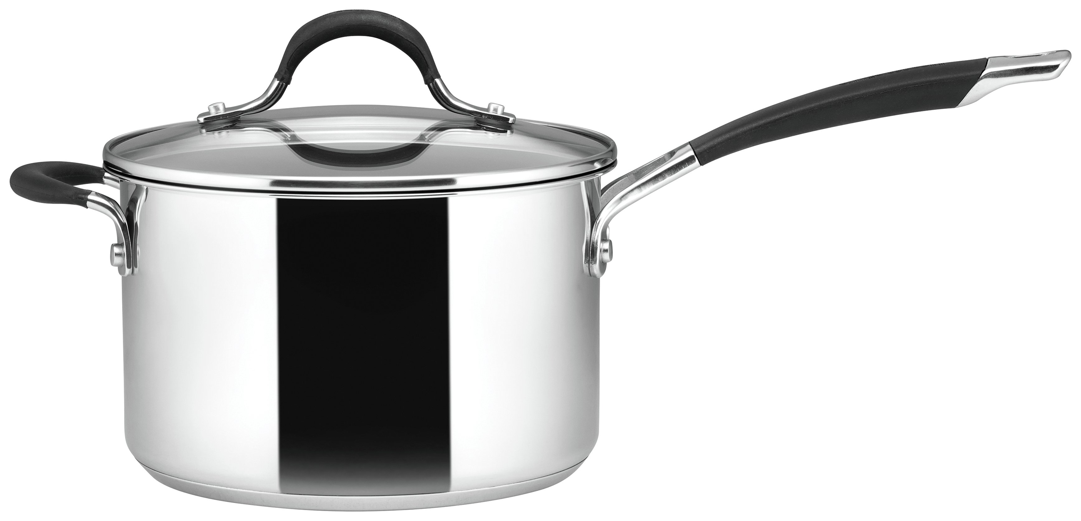 Circulon Momentum 20cm Stainless Steel Covered Saucepan