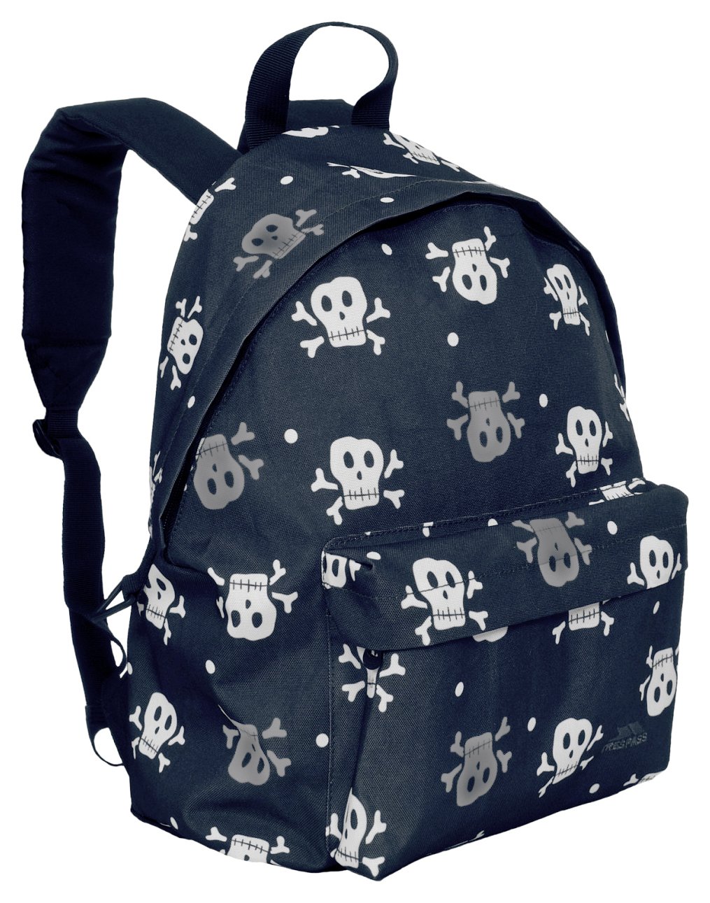 Trespass Black & Grey Skulls Backpack