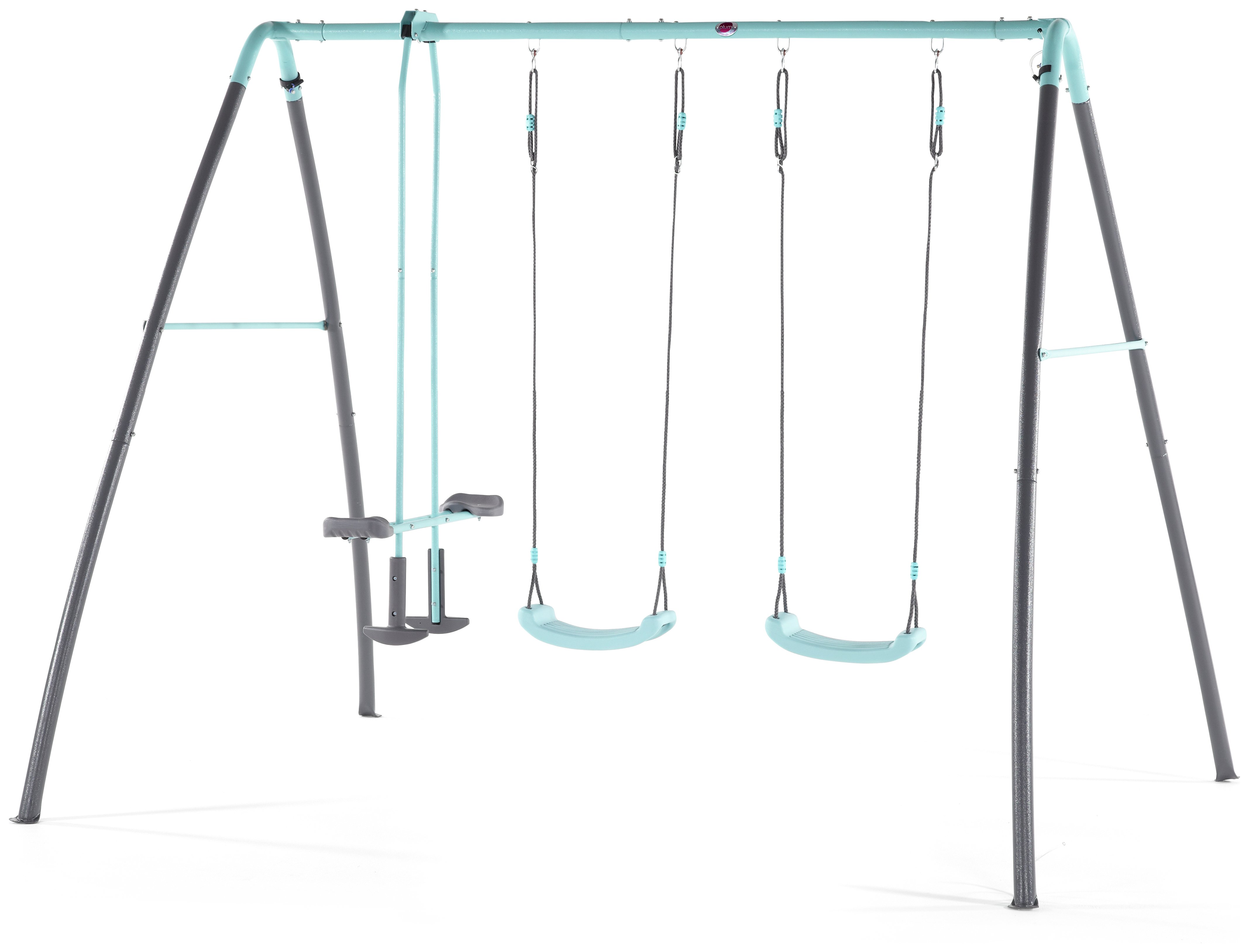 Plum Premium Metal Double Swing and Glider with Mist