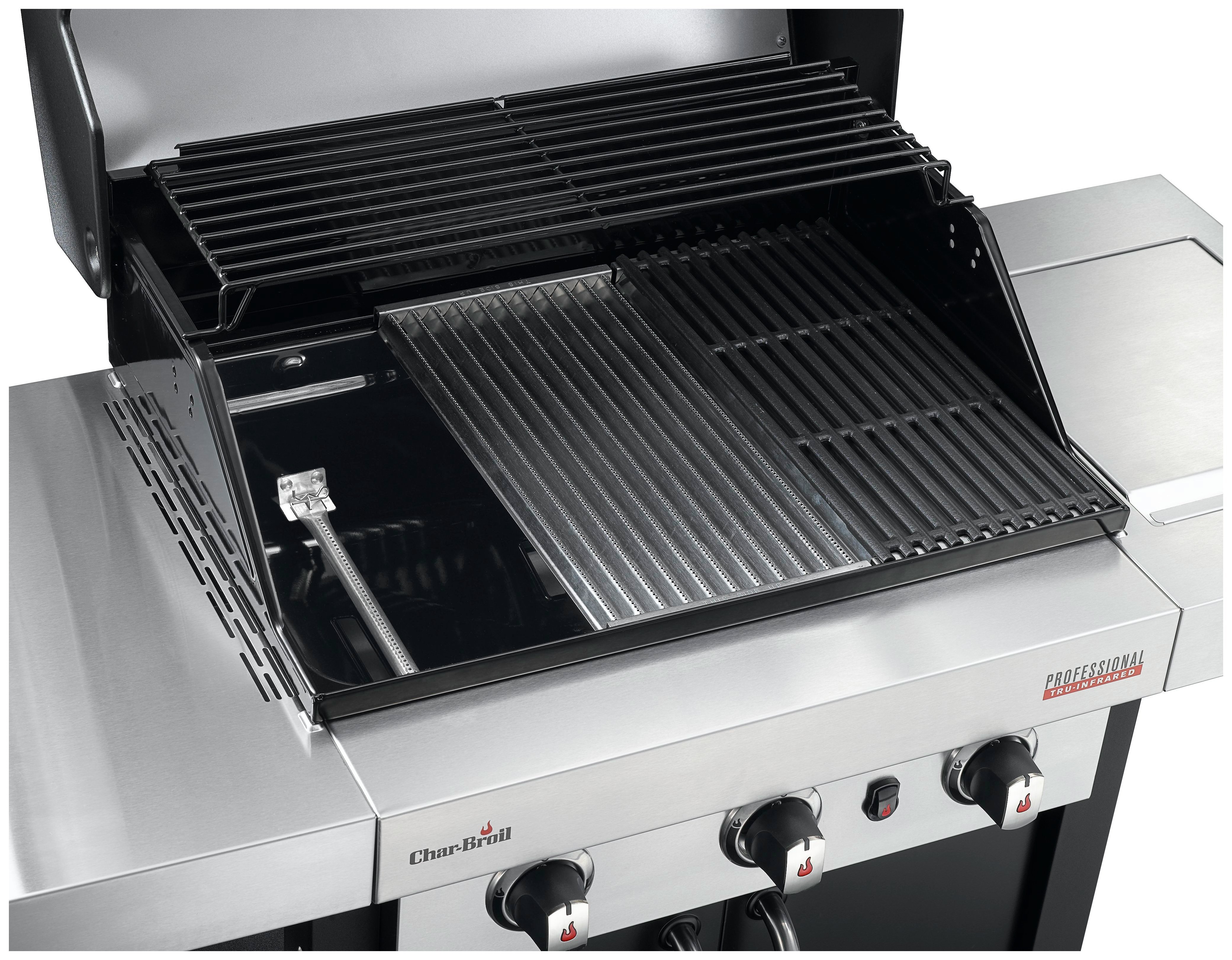 CharBroil PRO 3400 B 3 Burner Gas BBQ with SideBurner at Argos Reviews