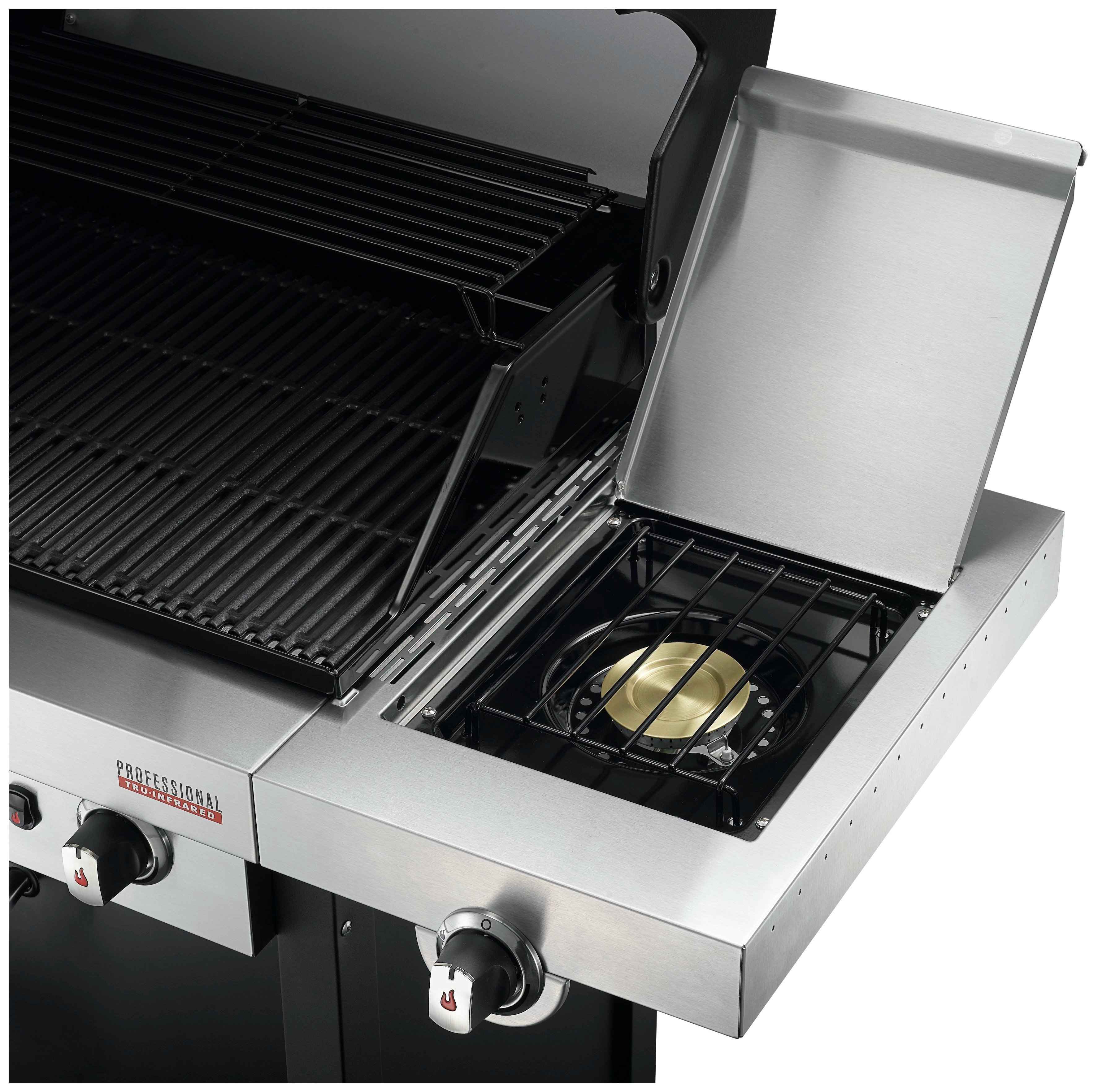 CharBroil PRO 3400 B 3 Burner Gas BBQ with SideBurner at Argos Reviews