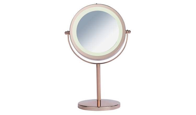 Buy Danielle Creations Rose Gold Finish Light Up Beauty Mirror