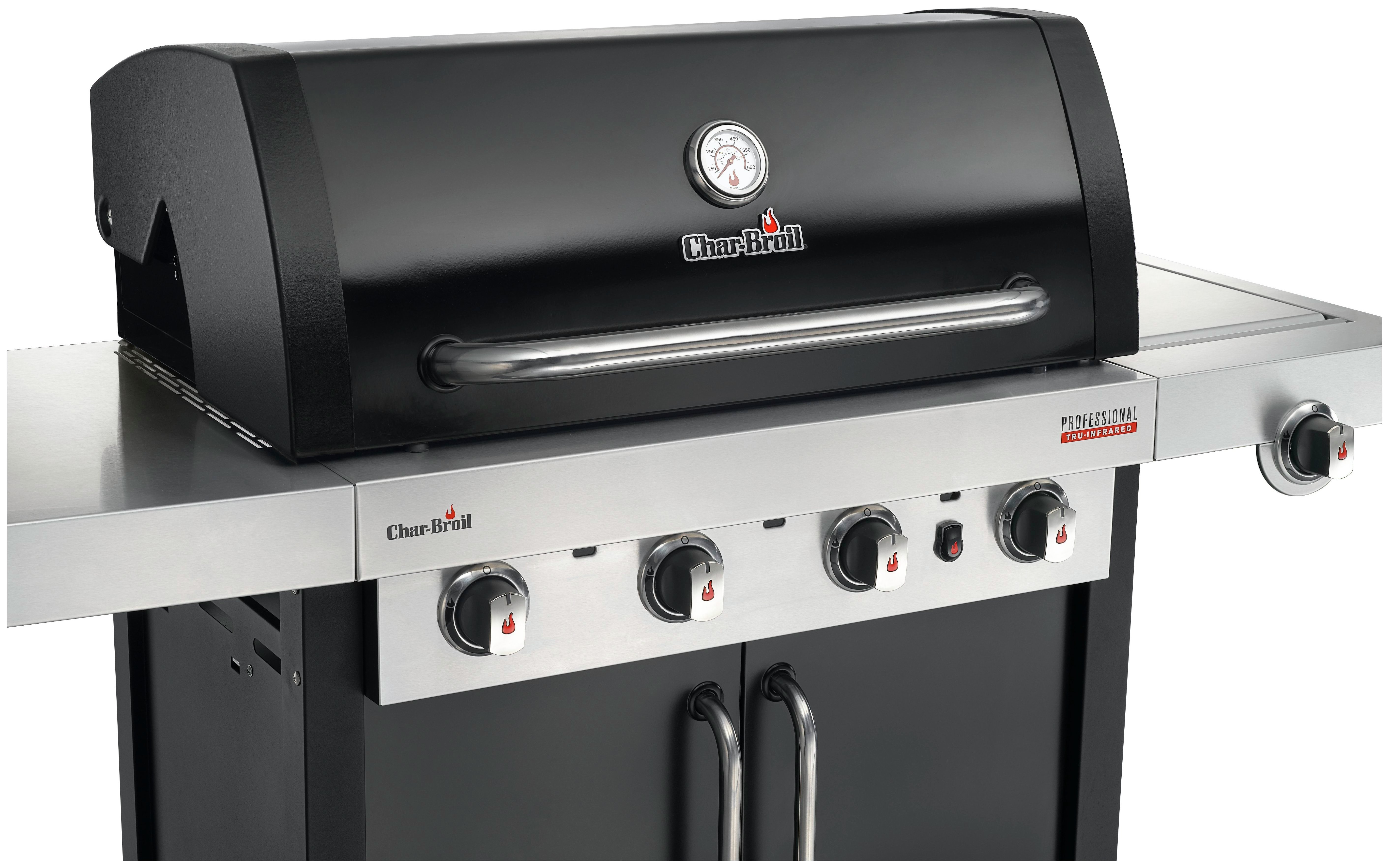 CharBroil PRO 4400 B 3 Burner Gas BBQ with SideBurner at Argos Reviews