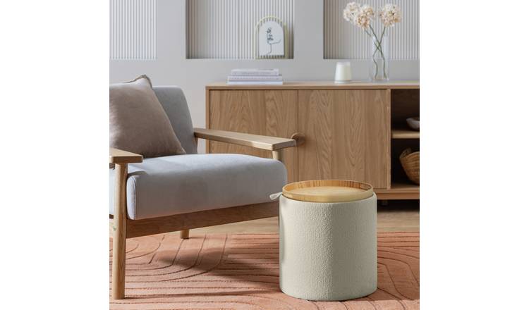 Habitat Ingo Side Table - Cream