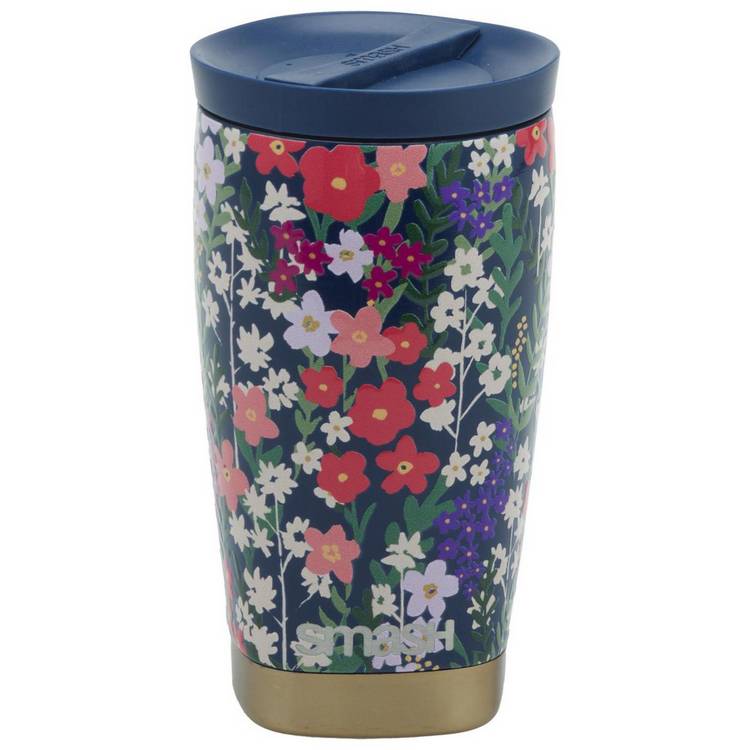 Smash Winter Floral Travel Coffee Cup - 350ml 0